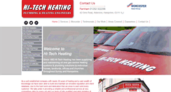 Desktop Screenshot of hi-techheating.com