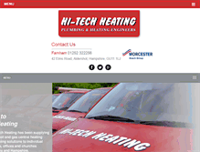 Tablet Screenshot of hi-techheating.com
